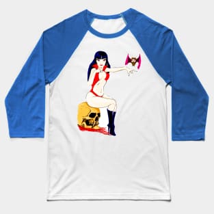 Vampirella goth Baseball T-Shirt